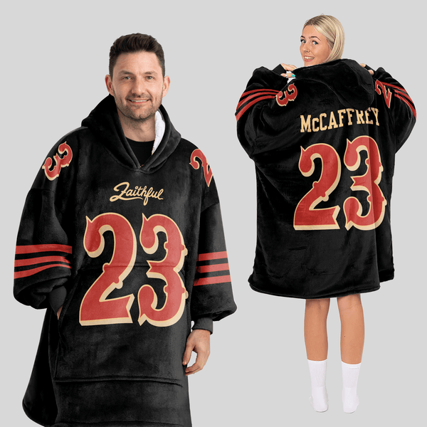 C.M 23 San Francisco Football Unisex Blanket Hoodie