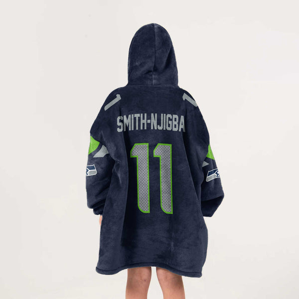 J.S 11 Seattle Football Unisex Blanket Hoodie