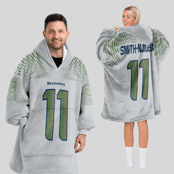 J.S 11 Seattle Football Unisex Blanket Hoodie