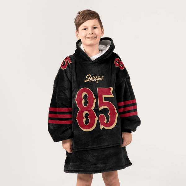 G.K 85 San Francisco Football Unisex Blanket Hoodie