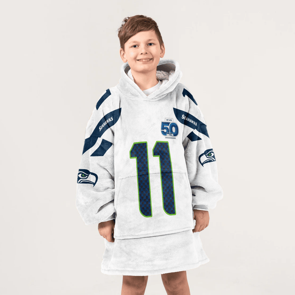 J.S 11 Seattle Football Unisex Blanket Hoodie