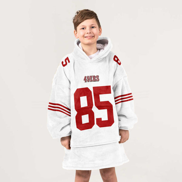 G.K. 85 San Francisco Football Unisex Blanket Hoodie