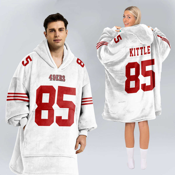 G.K 85 San Francisco Football Unisex Blanket Hoodie