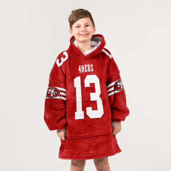 B.P 13 San Francisco Football Unisex Blanket Hoodie