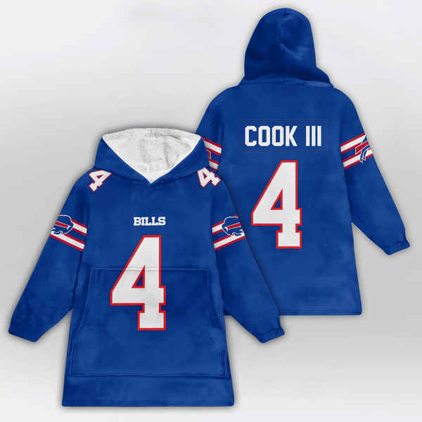 Buffalo Football Team Unisex Blanket Hoodie