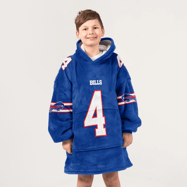 Buffalo Football Team Unisex Blanket Hoodie