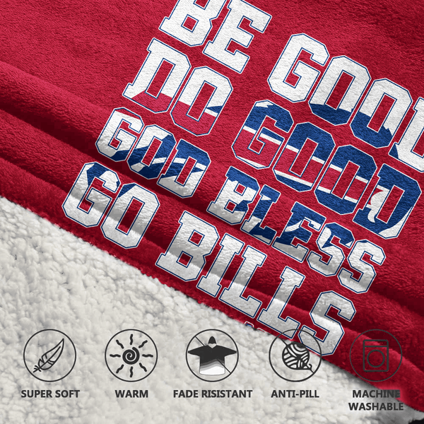 J.A 17 Buffalo Football Unisex Blanket Hoodie