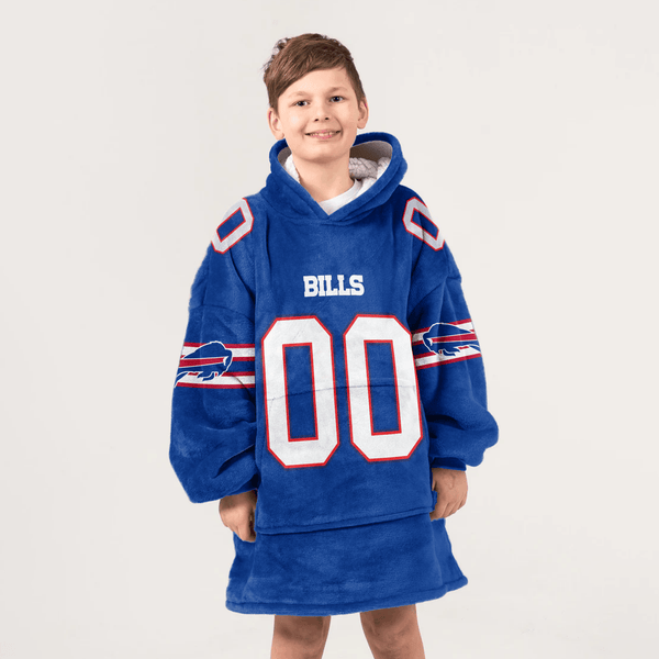 Buffalo Football Team Unisex Blanket Hoodie