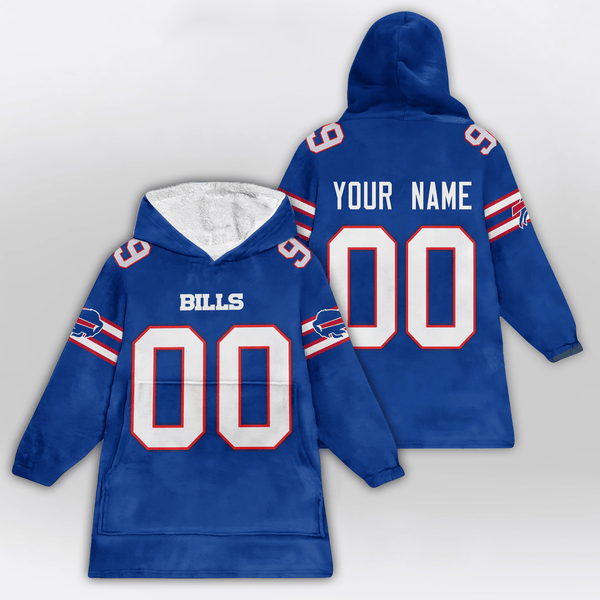 Buffalo Football Team Unisex Blanket Hoodie