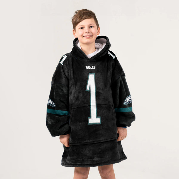 Captain J.H 1 Philadelphia Football Unisex Blanket Hoodie