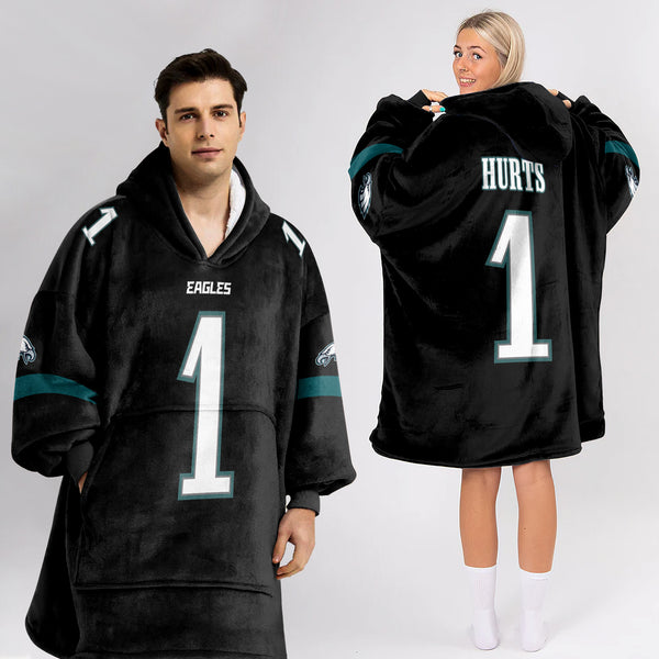 Captain J.H 1 Philadelphia Football Unisex Blanket Hoodie