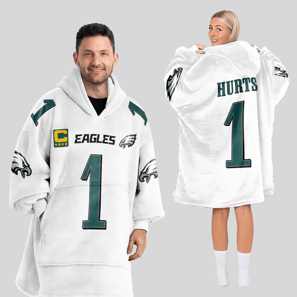 Captain J.H 1 Philadelphia Football Unisex Blanket Hoodie