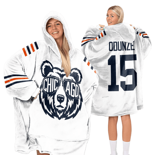 R.O 15 Chicago Football Unisex Blanket Hoodie