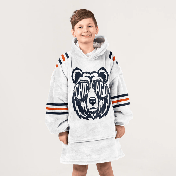 R.O 15 Chicago Football Unisex Blanket Hoodie