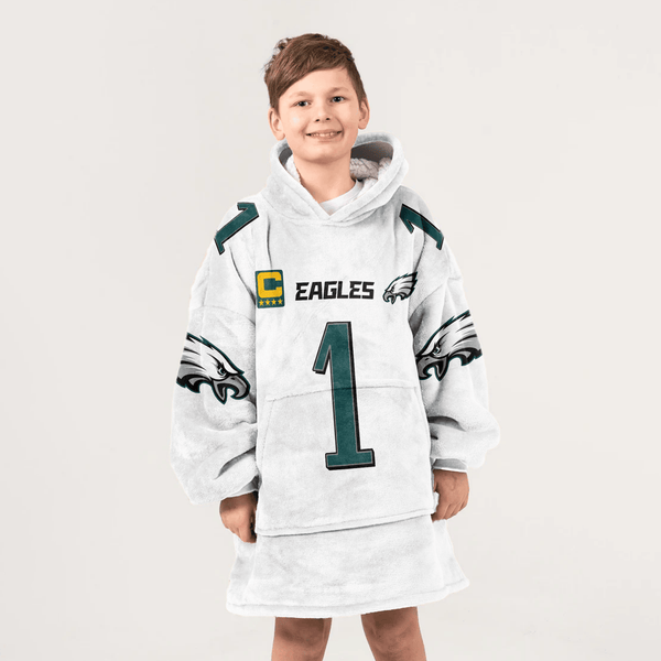 J.H 1 Philadelphia Football Unisex Blanket Hoodie