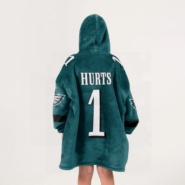 J.H 1 Philadelphia Football Unisex Blanket Hoodie