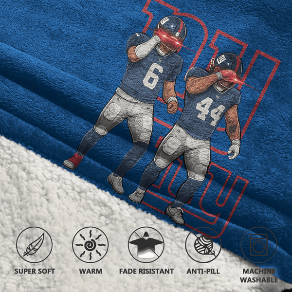New York G Football Unisex Blanket Hoodie
