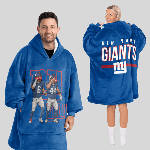 New York G Football Unisex Blanket Hoodie