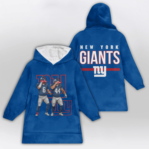 New York G Football Unisex Blanket Hoodie