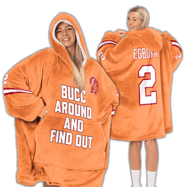 E.E 2 Tampa Bay Football Unisex Blanket Hoodie
