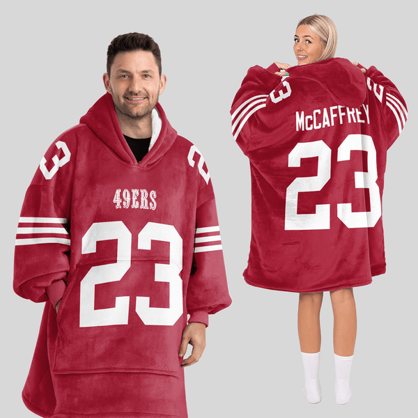 C.M 23 San Francisco Football Unisex Blanket Hoodie