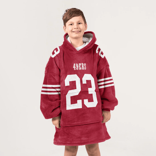 C.M 23 San Francisco Football Unisex Blanket Hoodie
