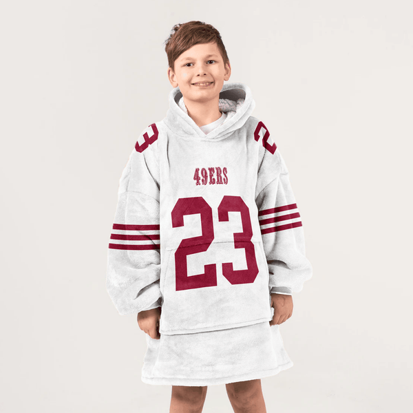 C.M 23 San Francisco Football Unisex Blanket Hoodie