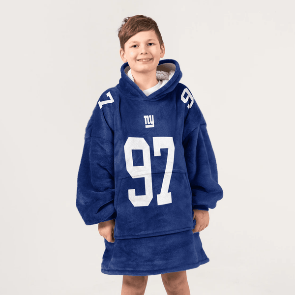 D.L 97 Captain New York G Football Unisex Blanket Hoodie