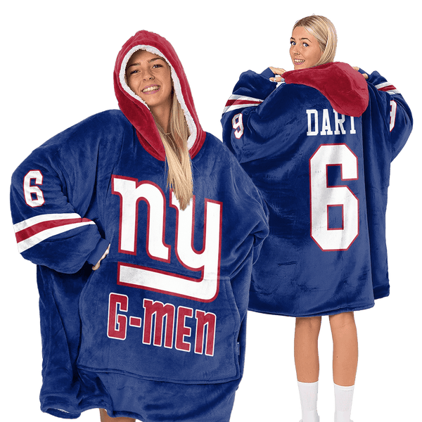 New York G Football Unisex Blanket Hoodie