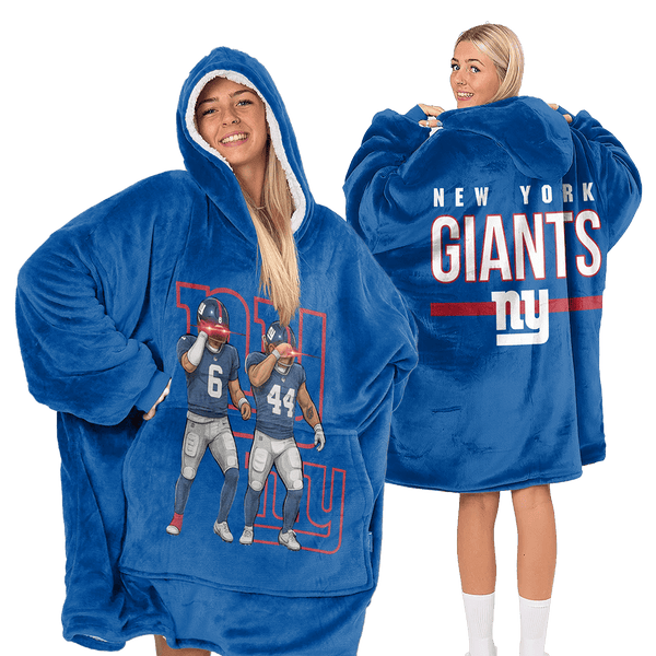 New York G Football Unisex Blanket Hoodie