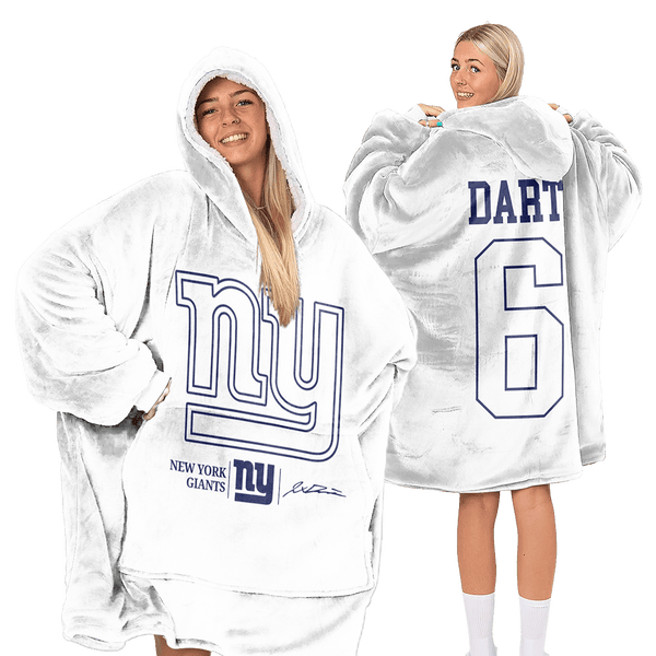 New York G Football Unisex Blanket Hoodie