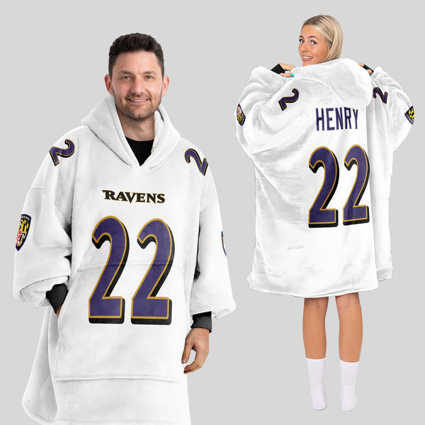 D.H 22 Baltimore Football Unisex Blanket Hoodie