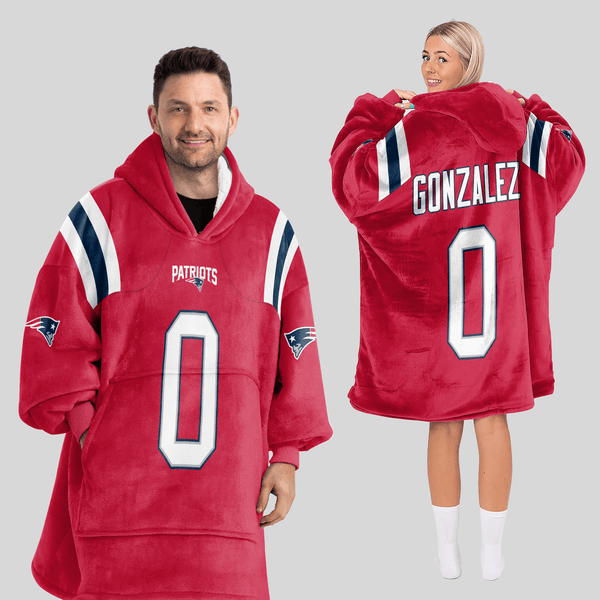 C.G 0 New England Football Unisex Blanket Hoodie