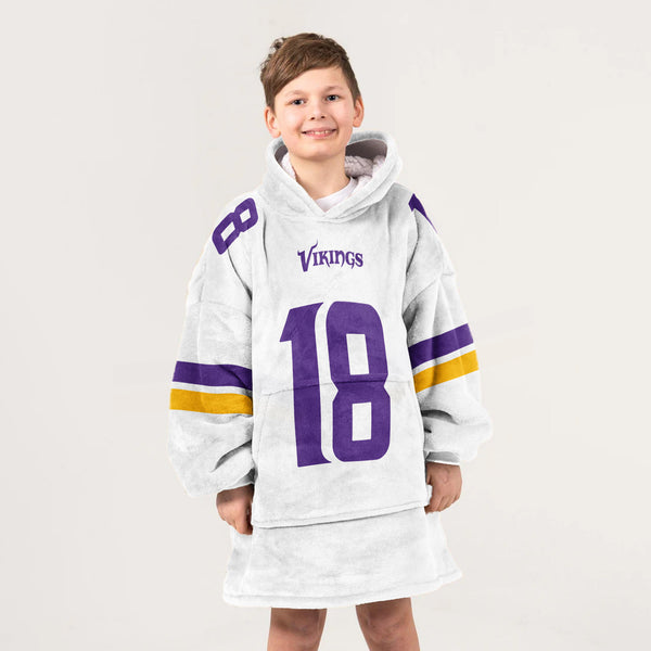 Army J.J 18 Minnesota Football Unisex Blanket Hoodie