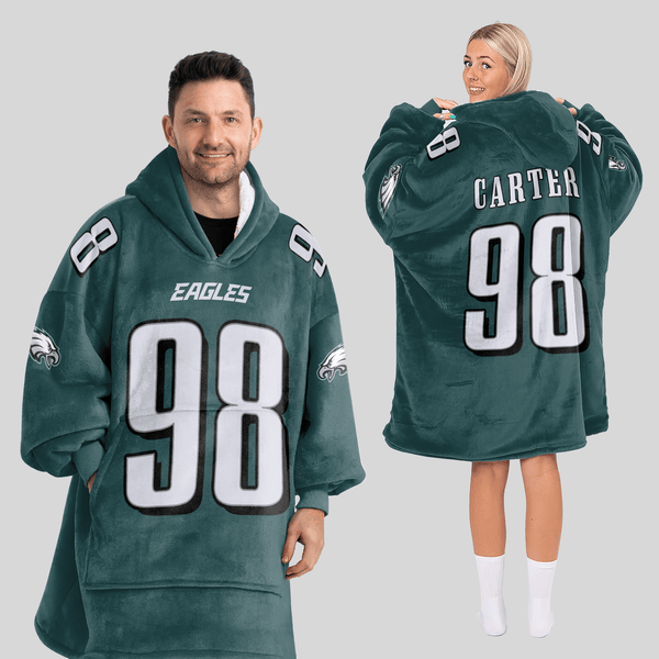 Philadelphia Football Team Unisex Blanket Hoodie