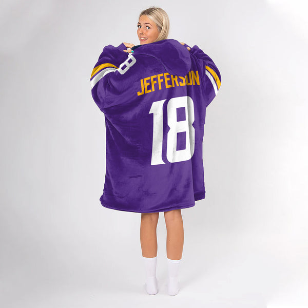 Minnesota Football Team Unisex Blanket Hoodie