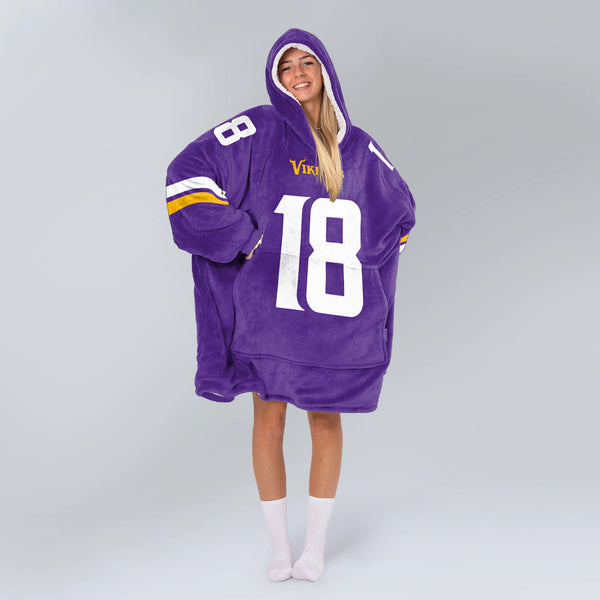 Minnesota Football Team Unisex Blanket Hoodie