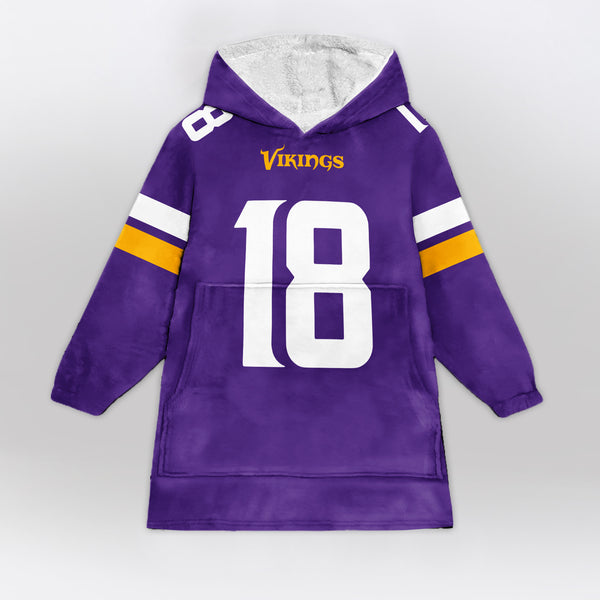 Minnesota Football Team Unisex Blanket Hoodie