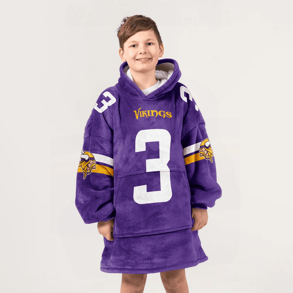 Minnesota Football Team Unisex Blanket Hoodie