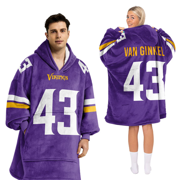 Minnesota Football Team Unisex Blanket Hoodie