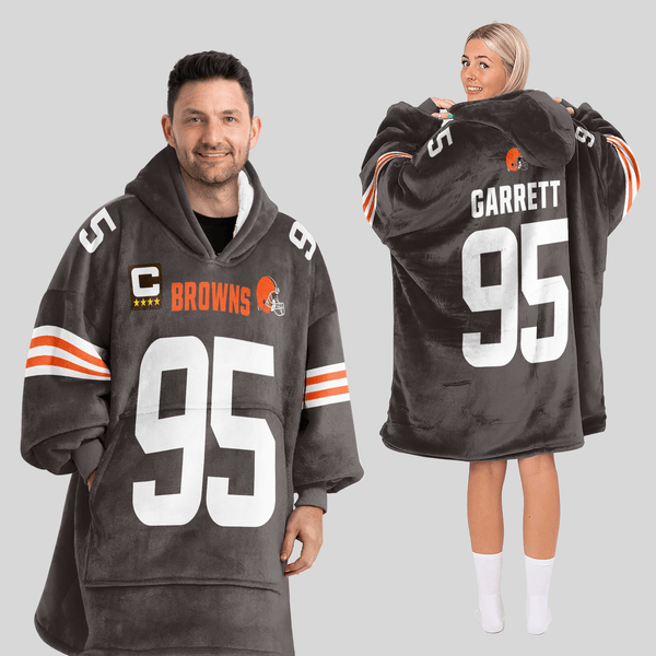 Captain M.G 95 Cleveland Football Unisex Blanket Hoodie