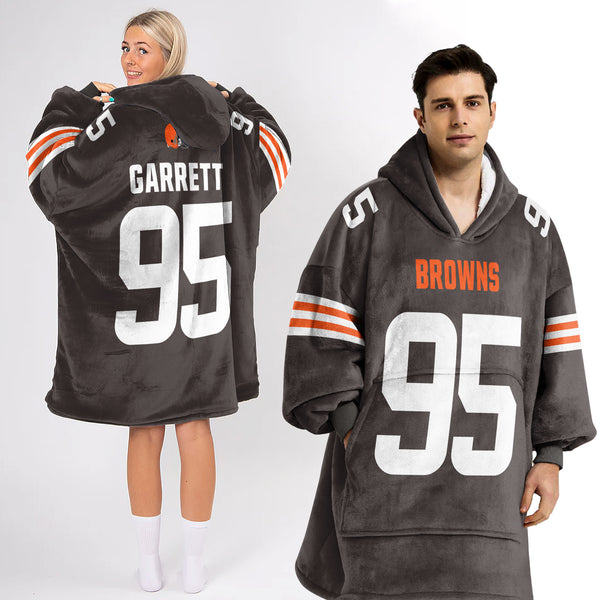 Captain M.G 95 Cleveland Football Unisex Blanket Hoodie