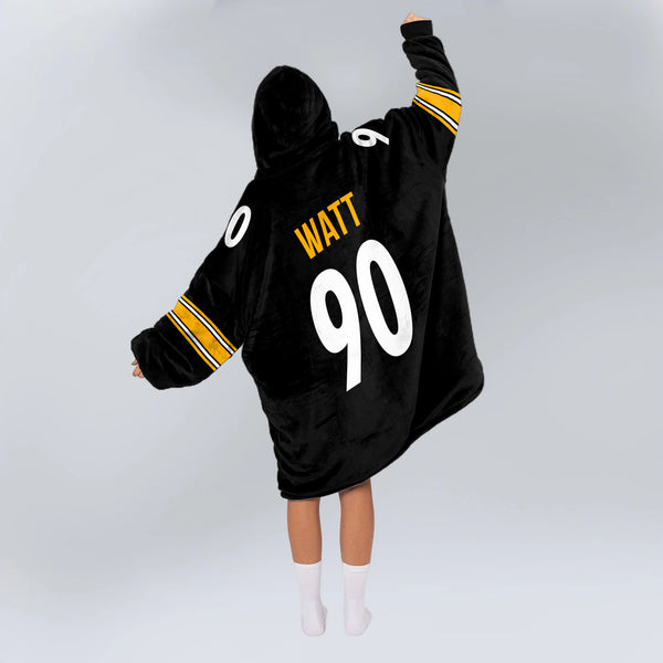Pittsburgh Football Team Unisex Blanket Hoodie