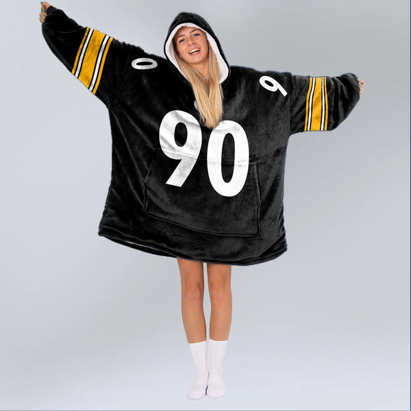 Pittsburgh Football Team Unisex Blanket Hoodie