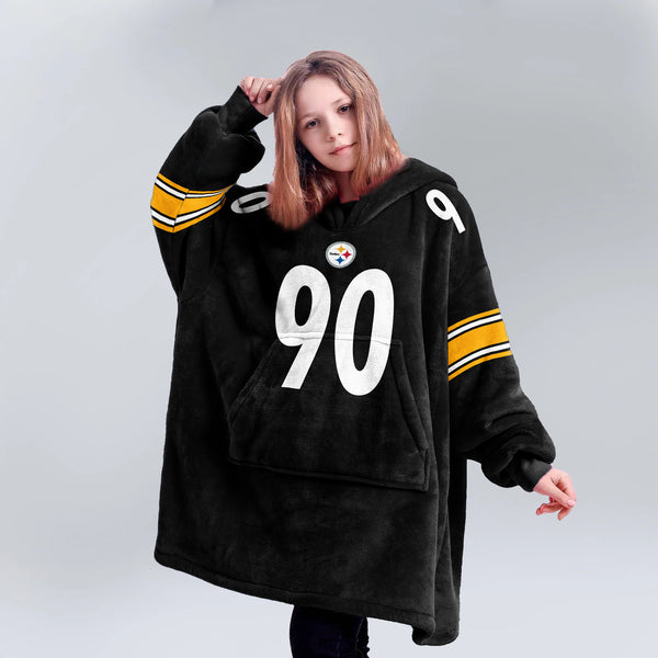 Pittsburgh Football Team Unisex Blanket Hoodie