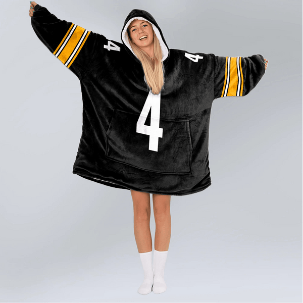Pittsburgh Football Team Unisex Blanket Hoodie