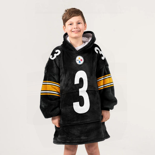 Pittsburgh Football Team Unisex Blanket Hoodie