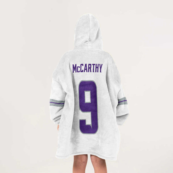 J.J.M 9 Minnesota Football Unisex Blanket Hoodie