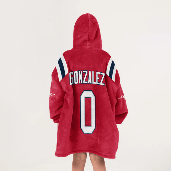 C.G 0 New England Football Unisex Blanket Hoodie