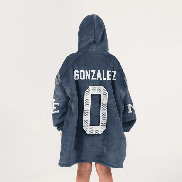 C.G 0 New England Football Unisex Blanket Hoodie